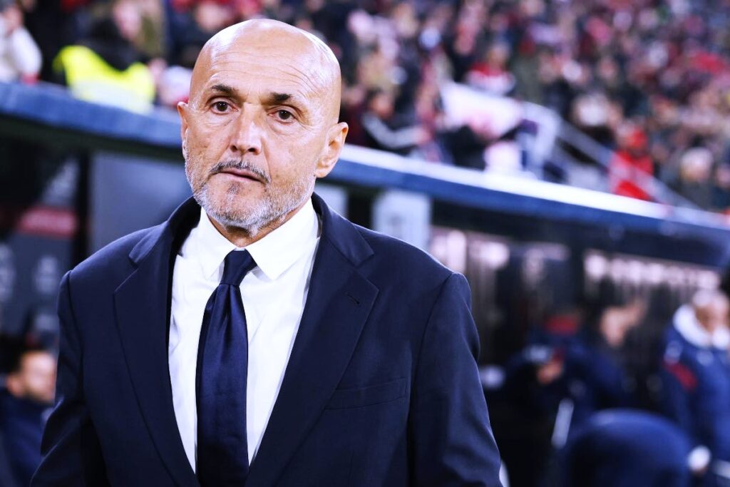 Spalletti prima di una partita della Juve
