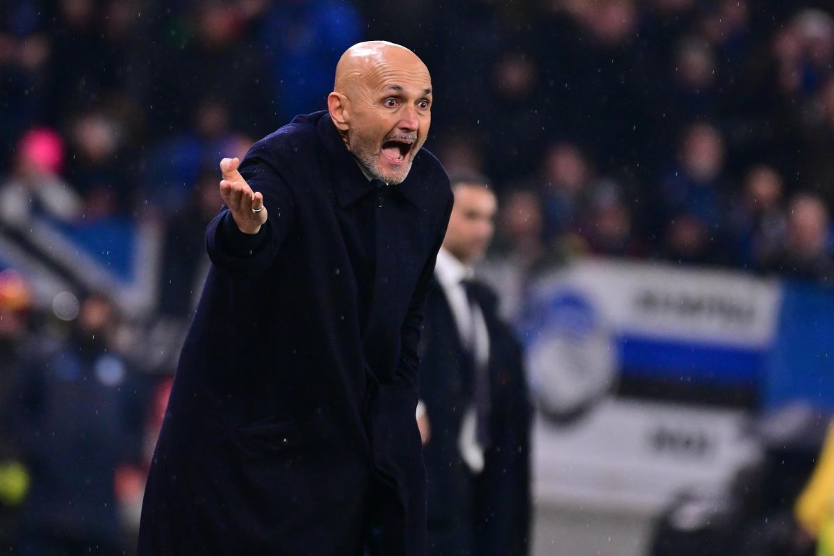 Spalletti durante Atalanta-Juve