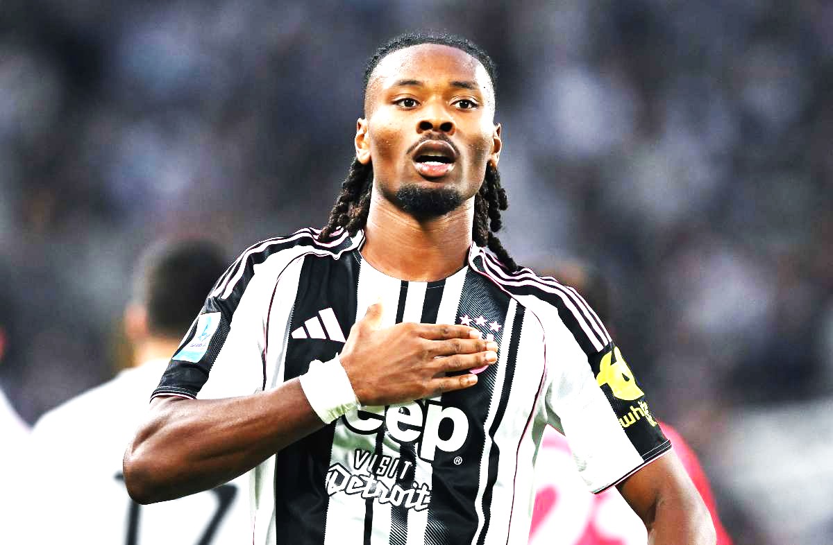 Thuram in azione con la Juve