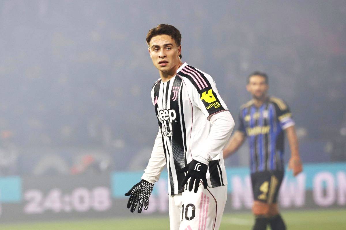 Yildiz in azione con la Juve