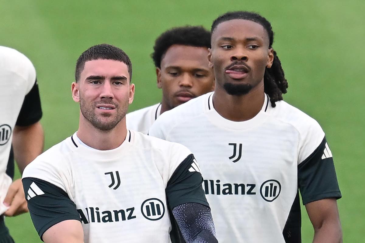 Juventus, le condizioni di Vlahovic e Thuram