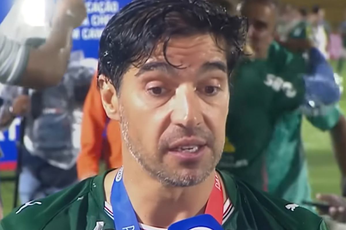 Abel Ferreira dopo la vittoria del Paulistao col Palmeiras