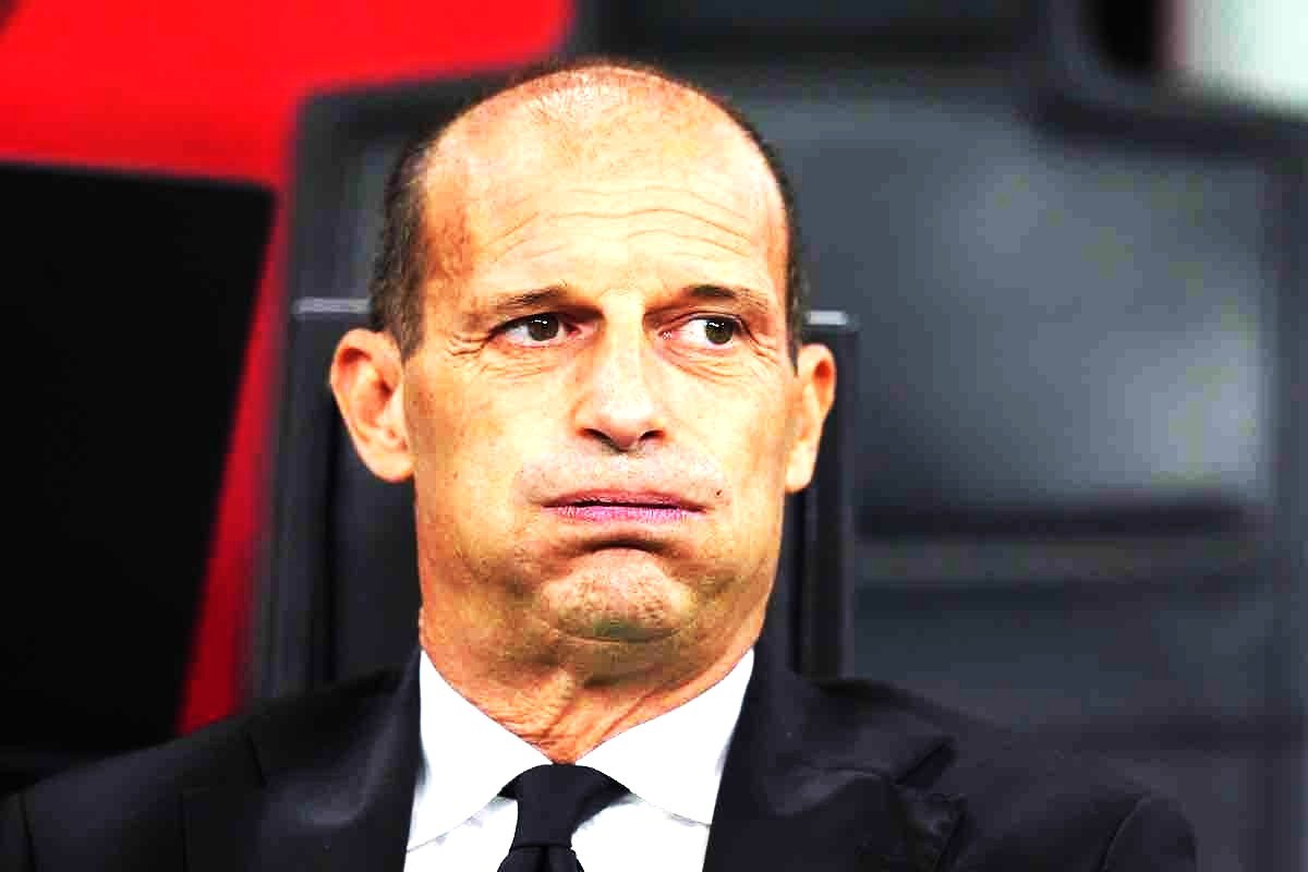 Allegri prima di una partita del Milan