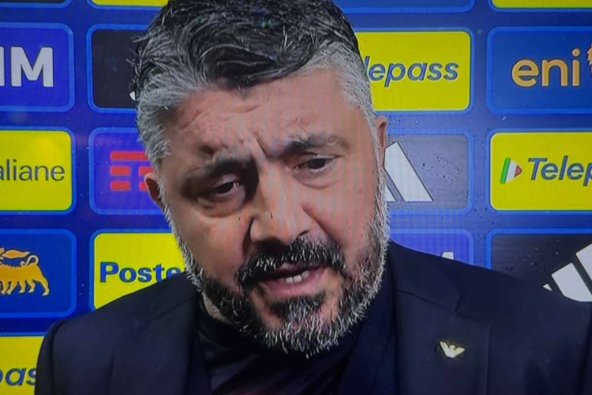 Gattuso dopo una partita dell'Italia