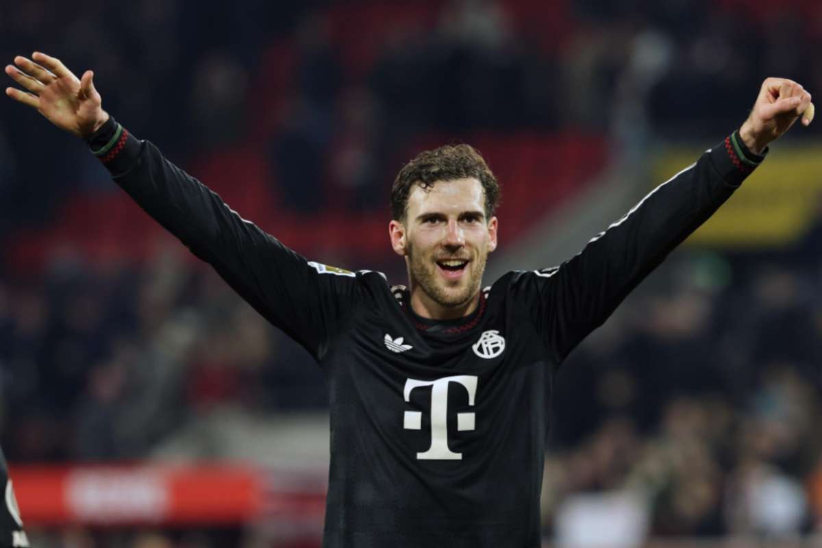 Goretzka esulta dopo un gol col Bayern