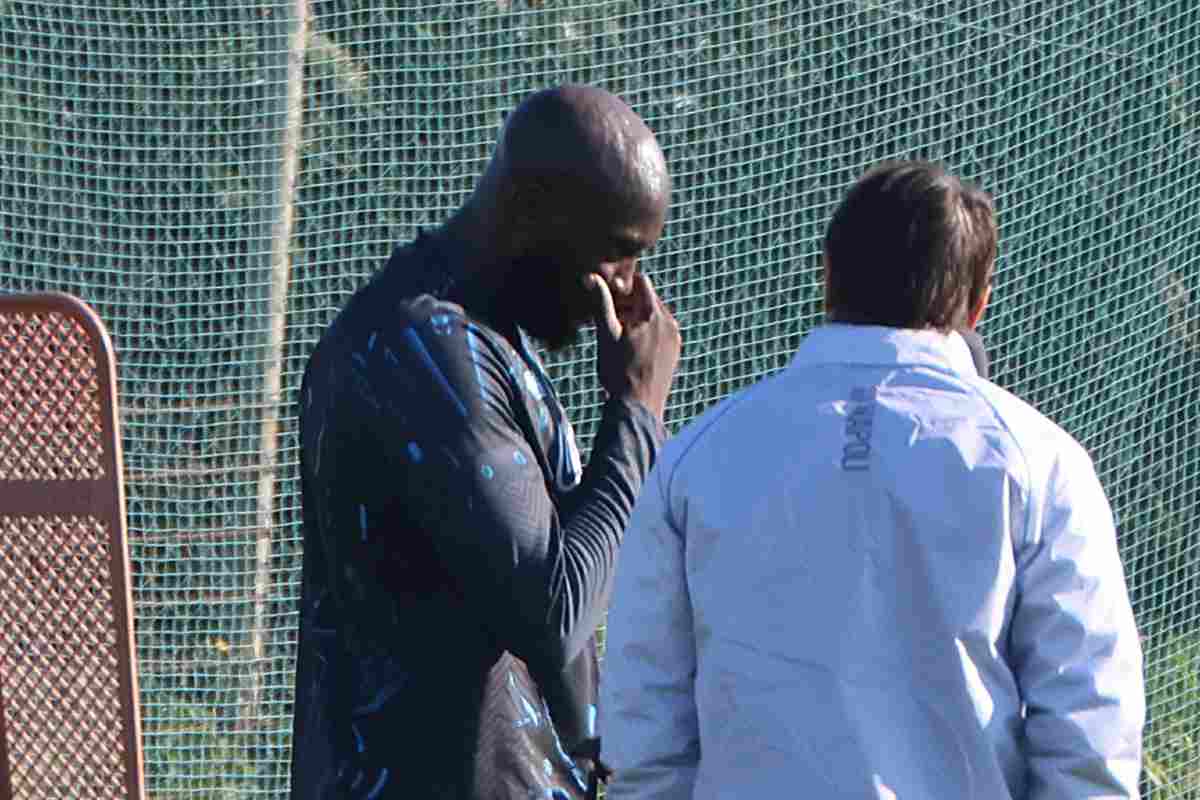 Lukaku e Conte a Castelvolturno