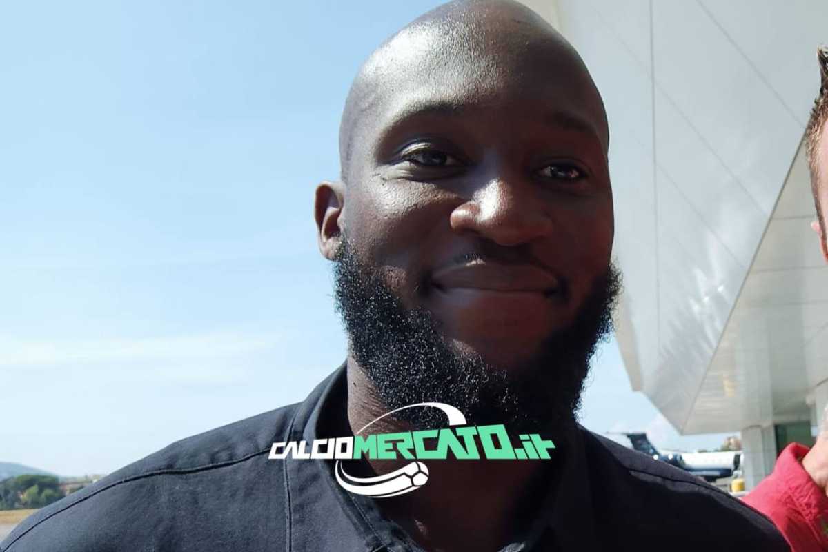 Lukaku immortalato dall'inviato di Calciomercato.it