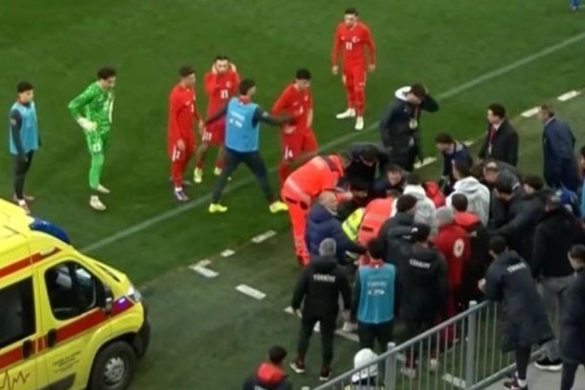 Malore per il tecnico della Turchia Under 21