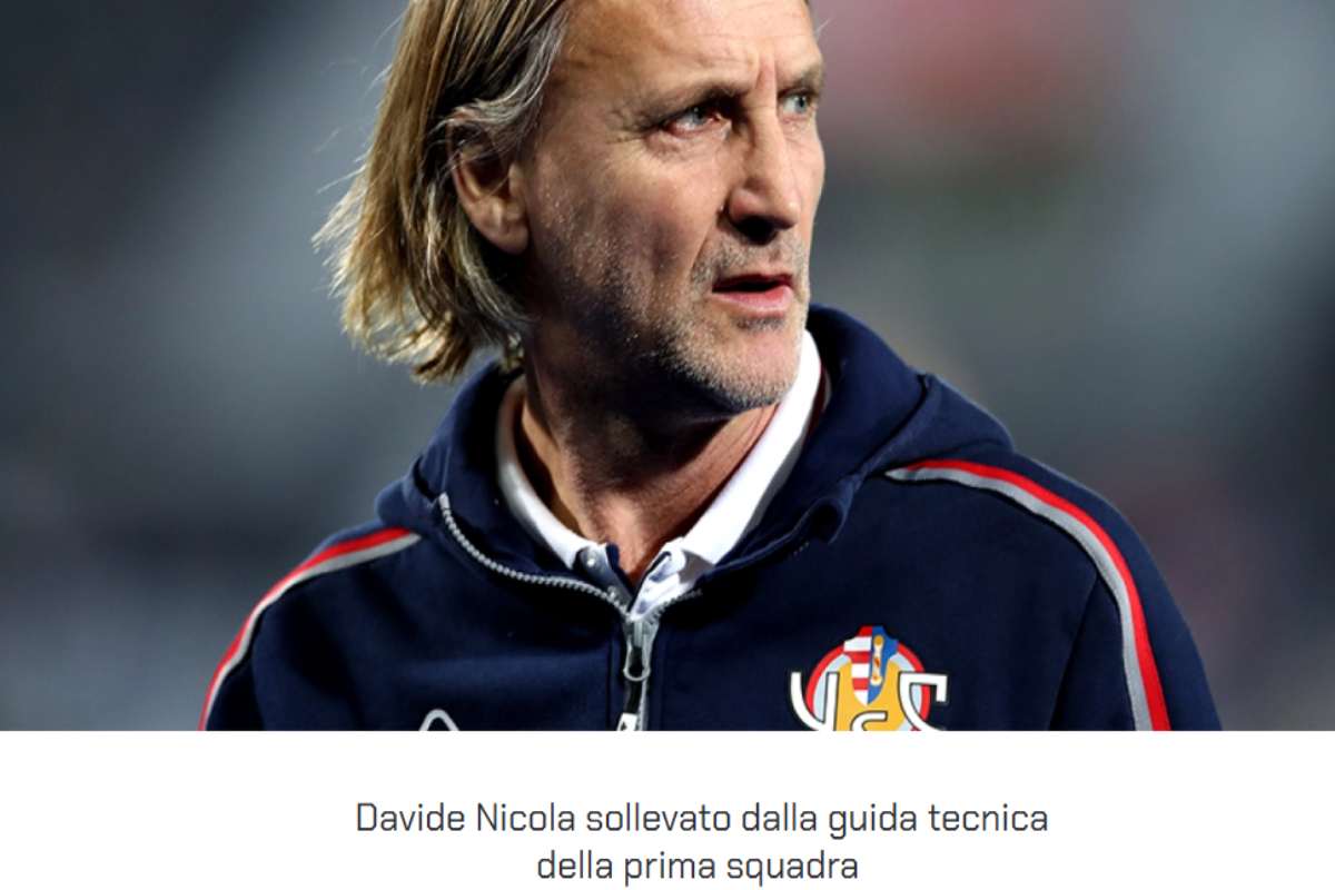 UFFICIALE l’esonero di Nicola: già scelto il nome del sostituto