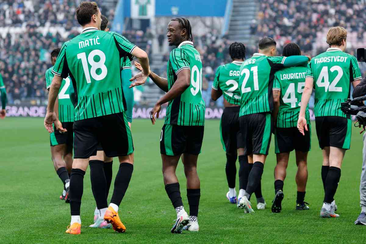 La squadra del Sassuolo