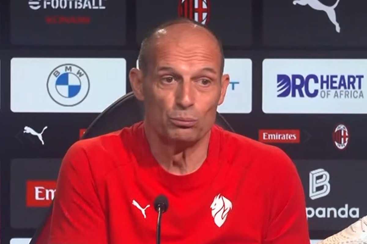 Allegri in conferenza stampa