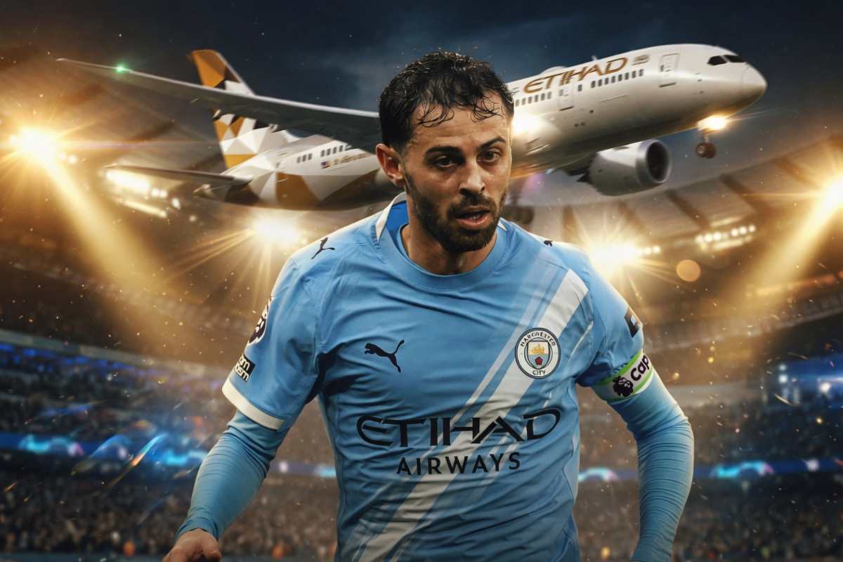 Grafica blitz per Bernardo Silva