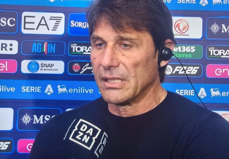 Conte e Dazn dopo Napoli-Milan