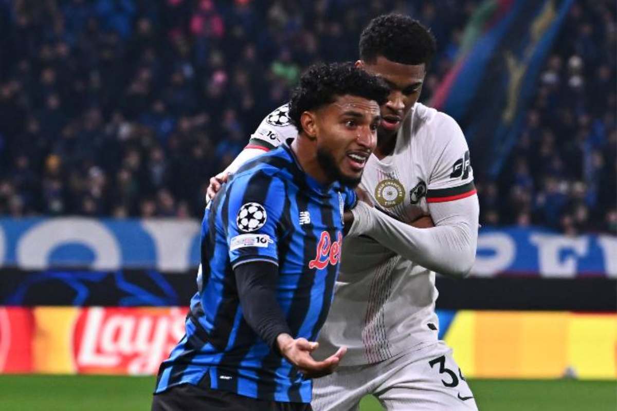 Ederson in azione con l'Atalanta