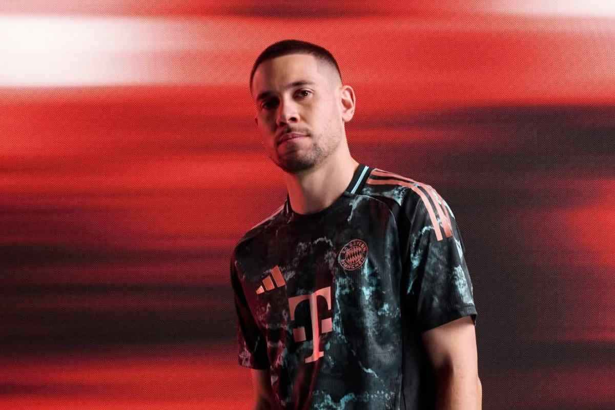 Guerreiro con la terza maglia del Bayern