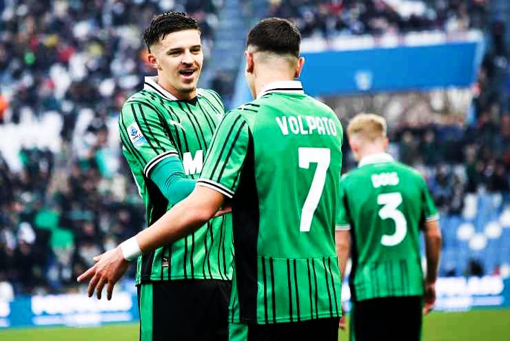 Muharemovic dopo un gol col Sassuolo