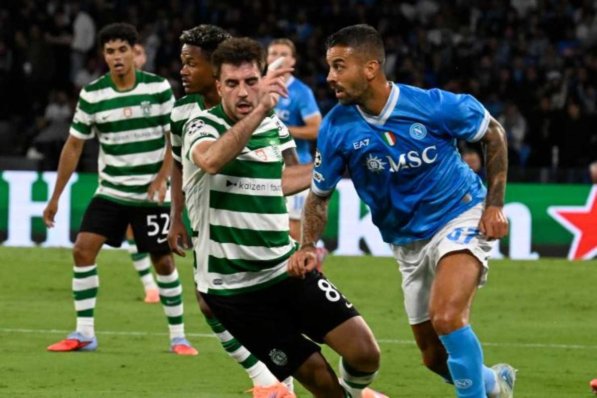 Spinazzola in azione col Napoli