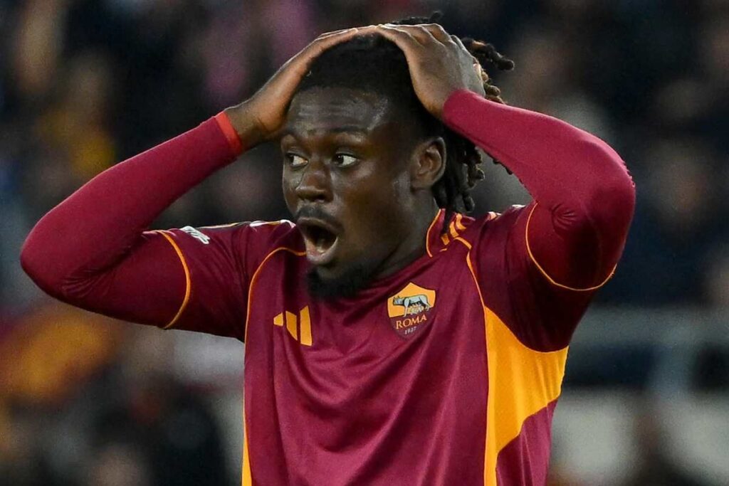 Manu Koné scioccato in maglia Roma