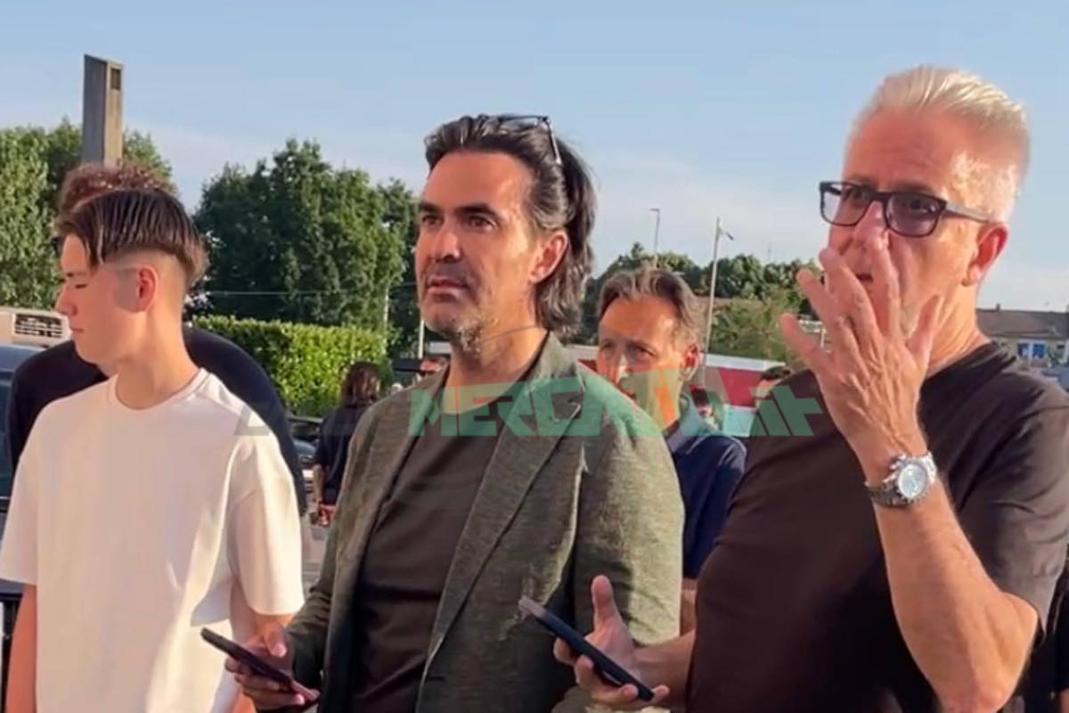 Monza, l'agente di Acerbi allo stadio