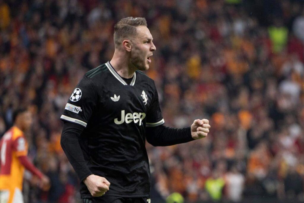 Koopmeiners esulta dopo un gol