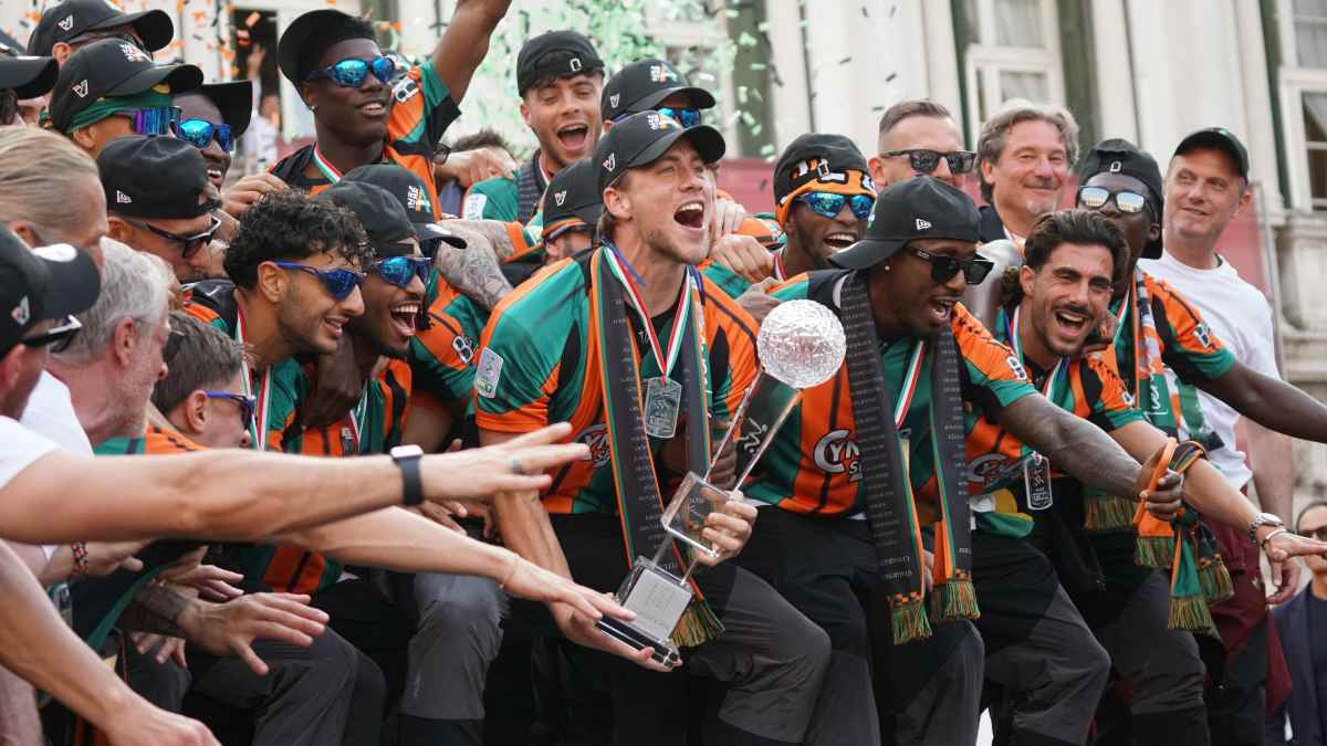 Grande festa a Venezia per la promozione in Serie A