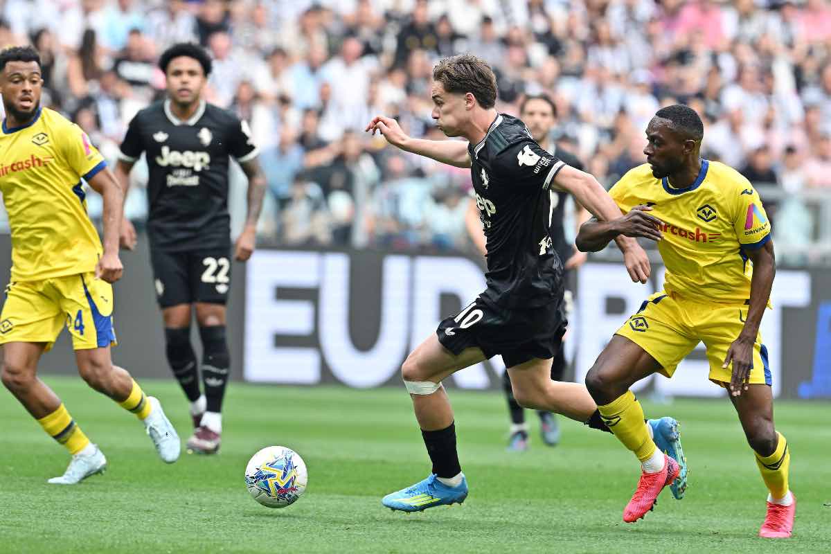 Juventus, Yildiz in azione col Verona