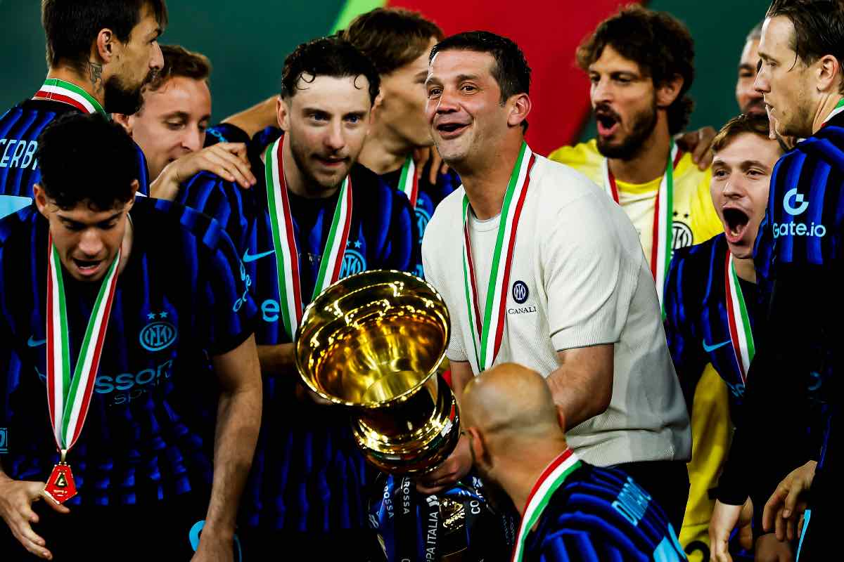 Chivu con la Coppa Italia
