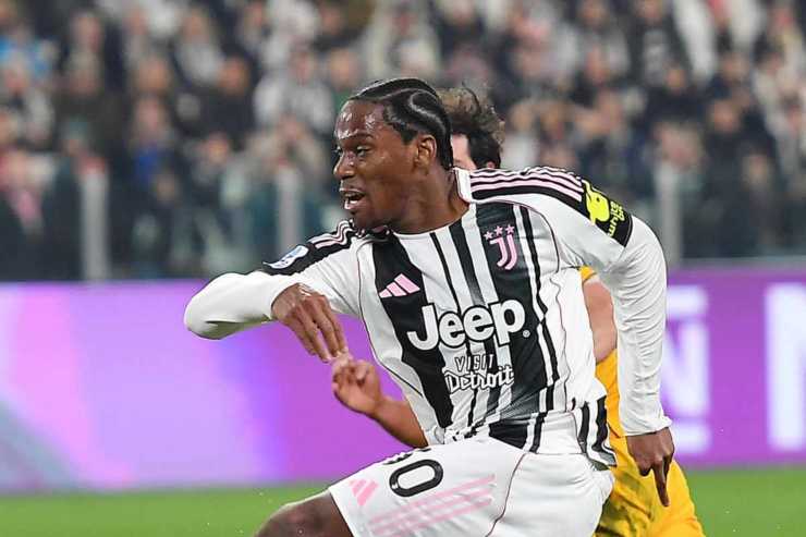 David in azione con la Juve