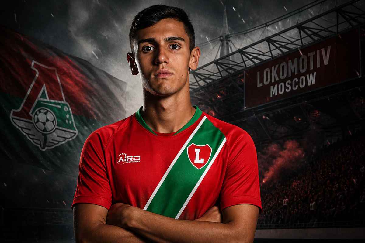 Fasson con maglia Lokomotiv Mosca