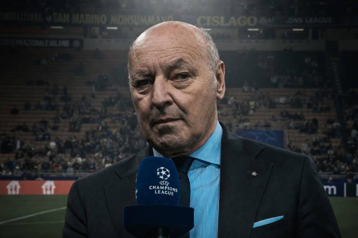 Marotta prima di una partita dell'Inter