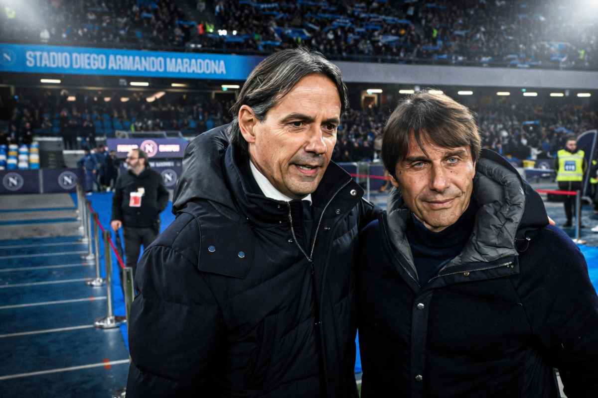 Simone Inzaghi e Antonio Conte