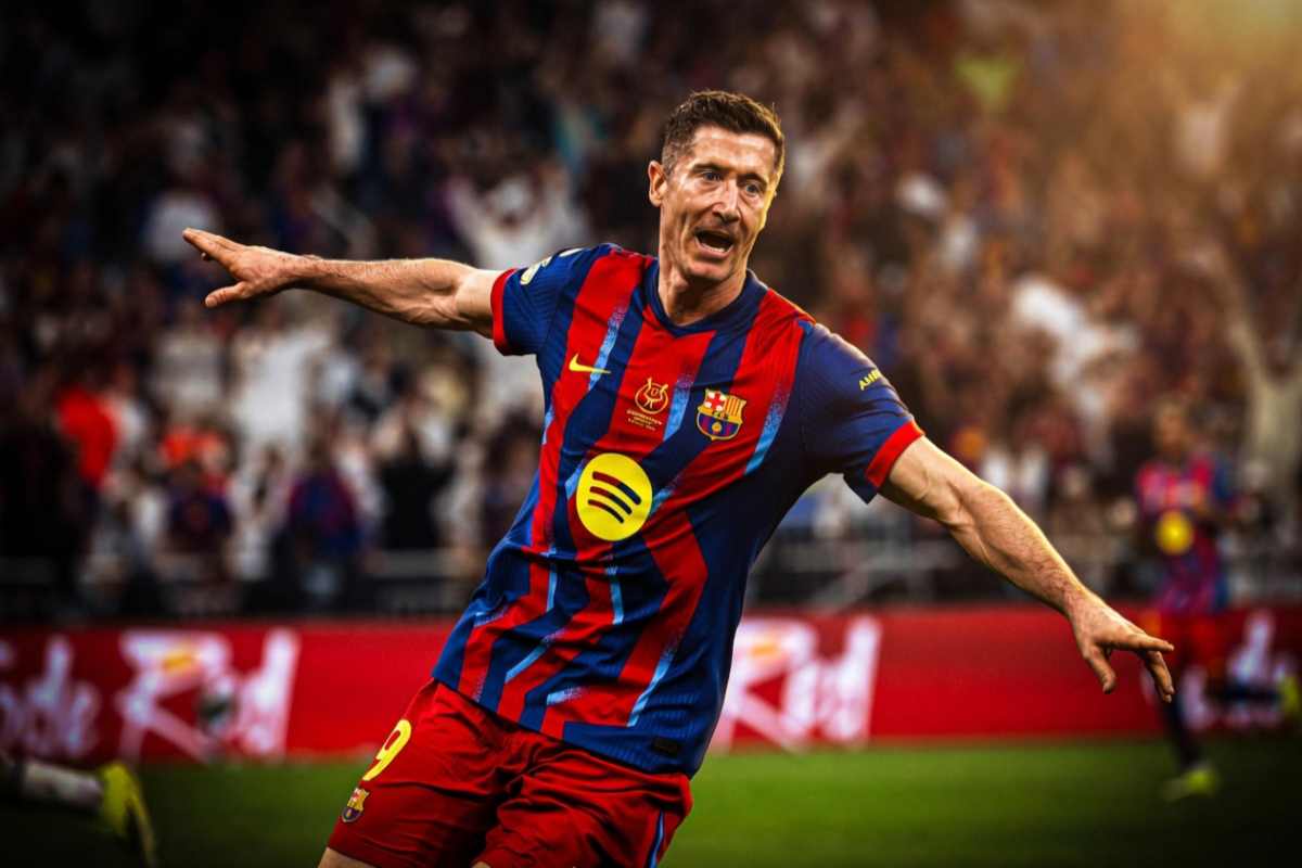 Grafica Lewandowski Barcellona