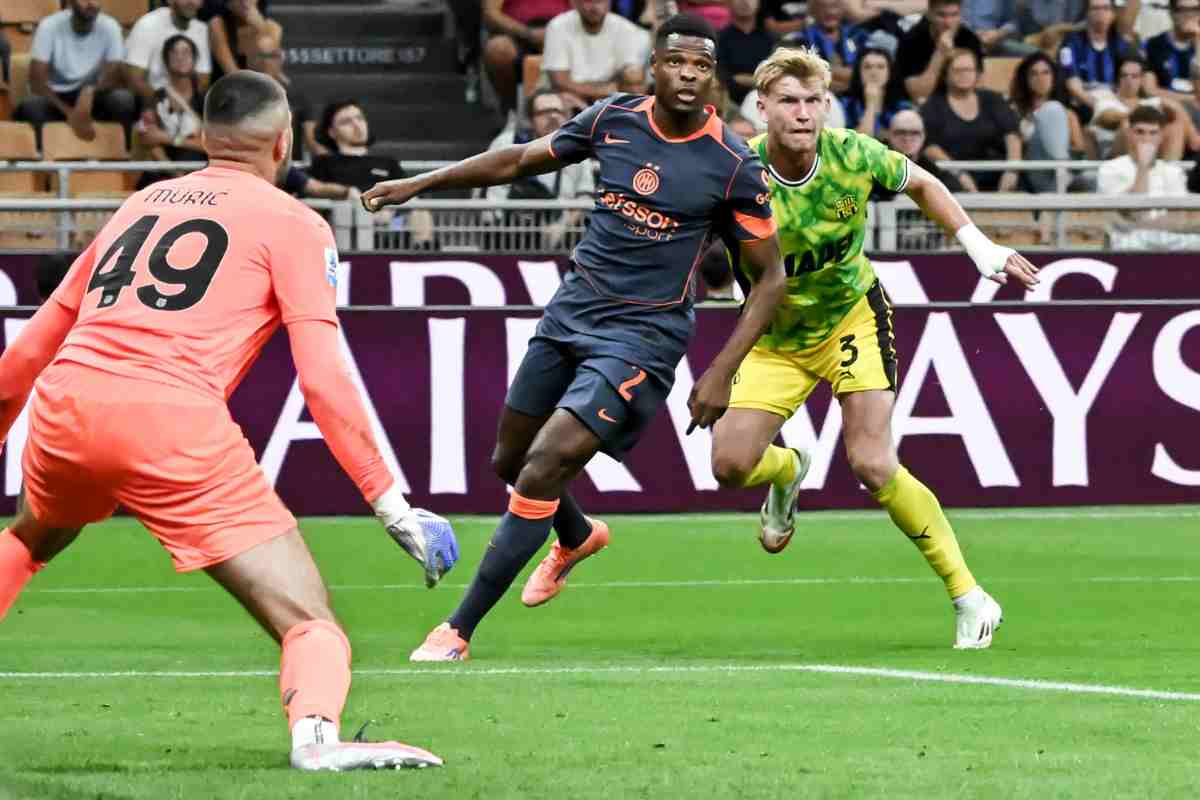 Muric in Inter-Sassuolo del settembre 2025