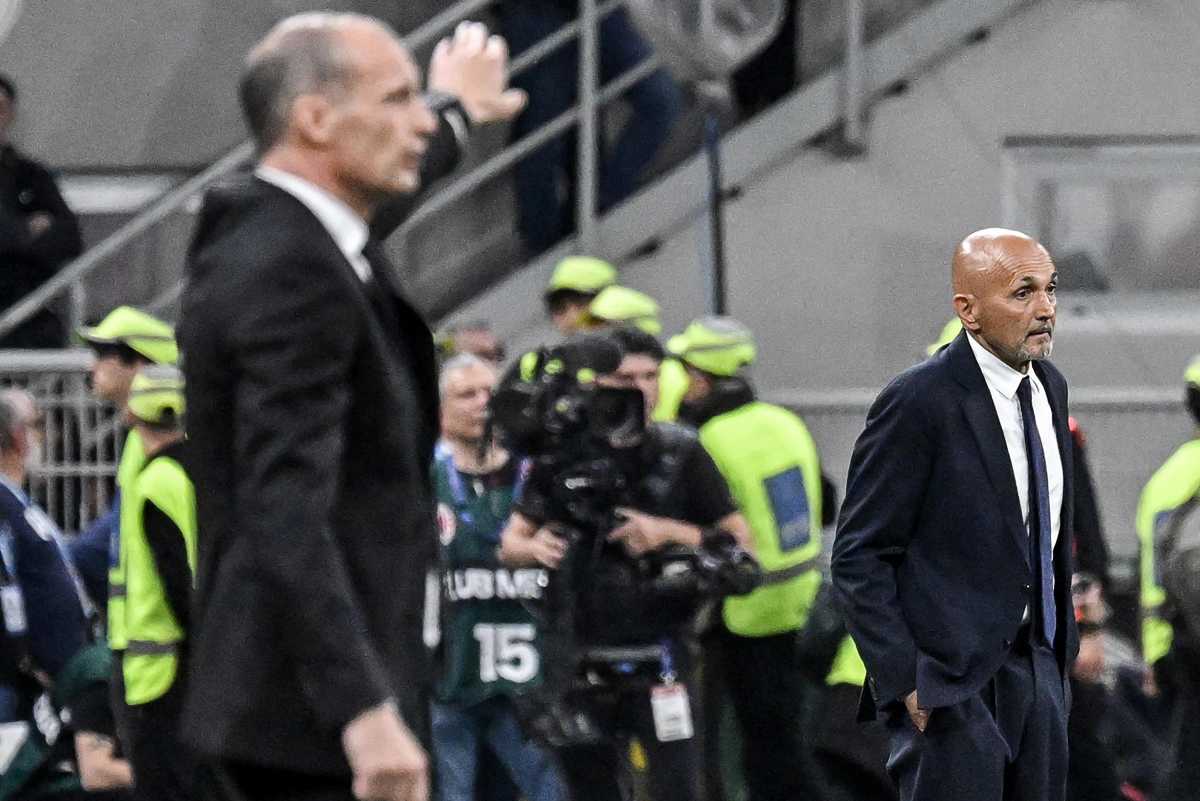 Allegri e Spalletti a bordo campo