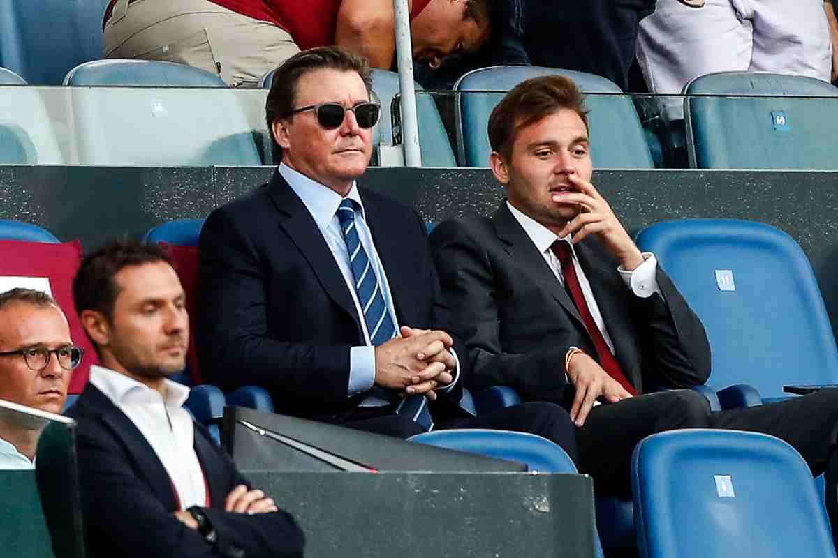 Dan e Ryan Friedkin allo Stadio Olimpico