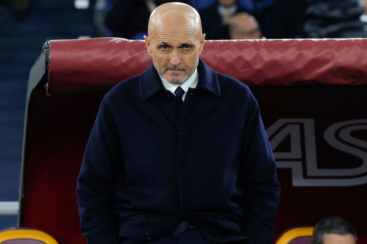 Luciano Spalletti allo Stadio Olimpico
