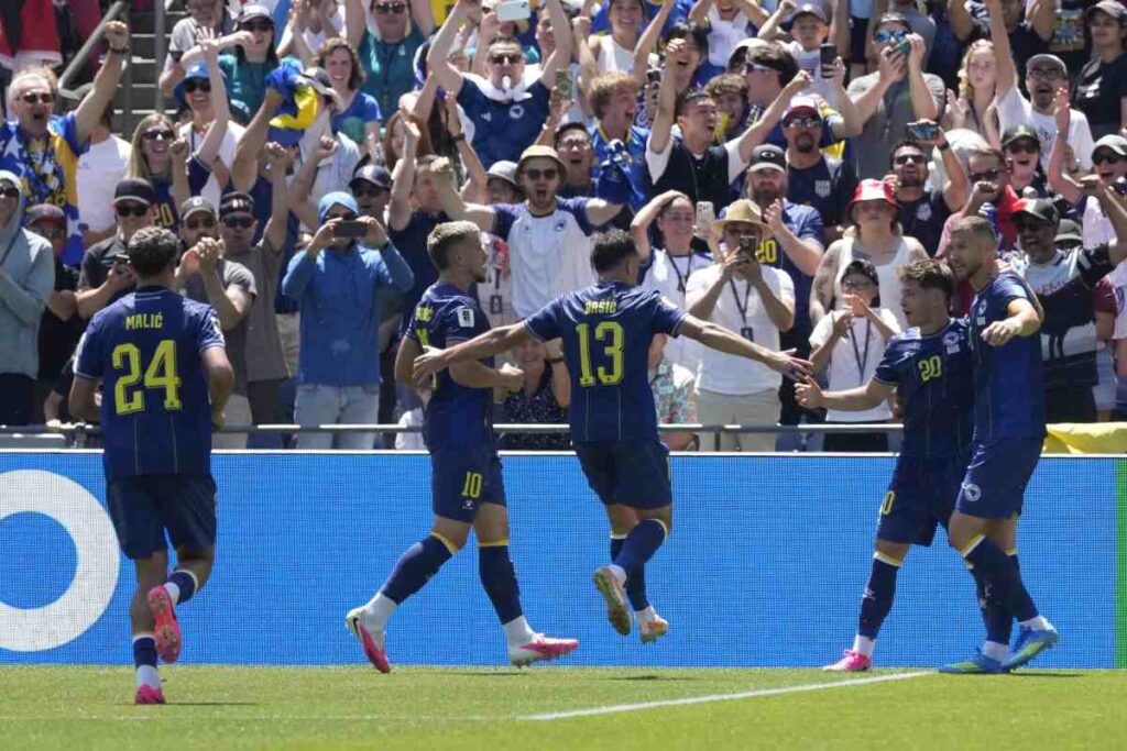 i calciatori della Bosnia