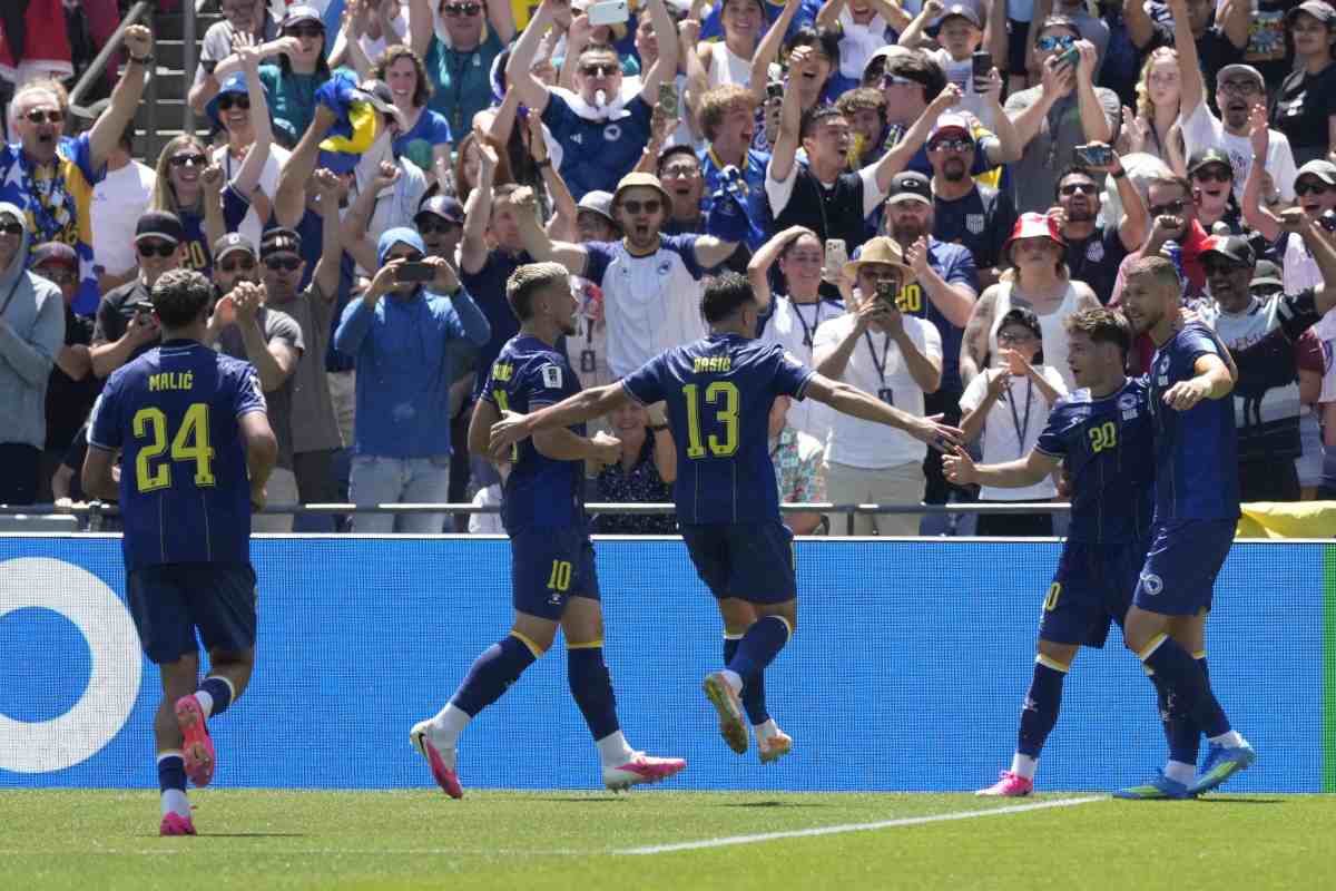 i calciatori della Bosnia