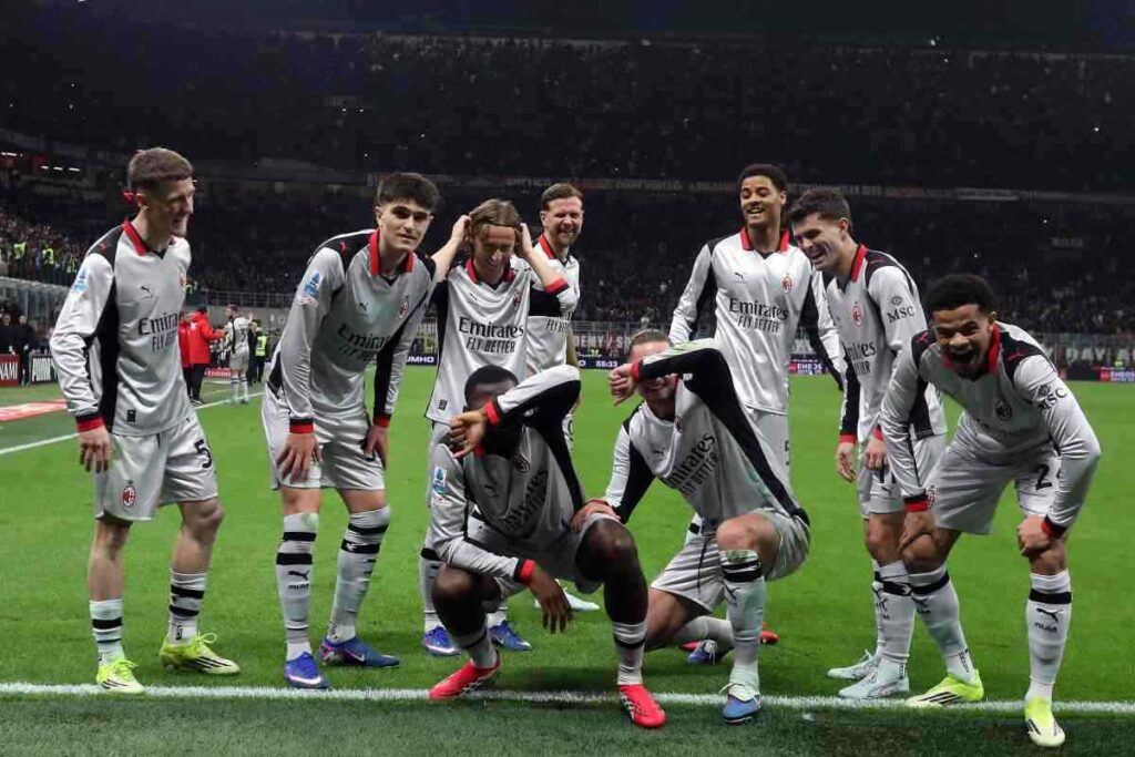 La squadra del Milan