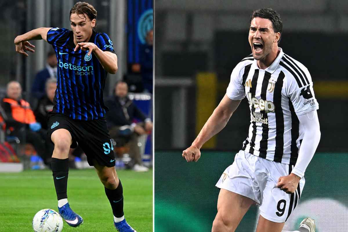 Pio Esposito e Vlahovic
