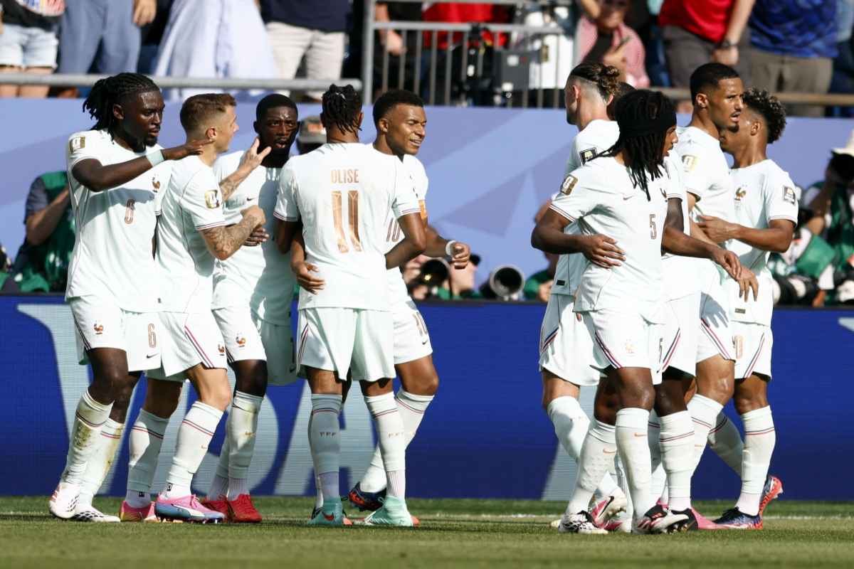i calciatori della Francia