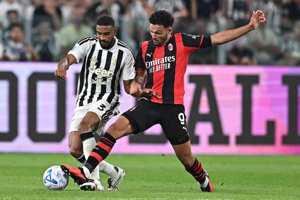 Ramos e Bremer durante Juventus-Milan