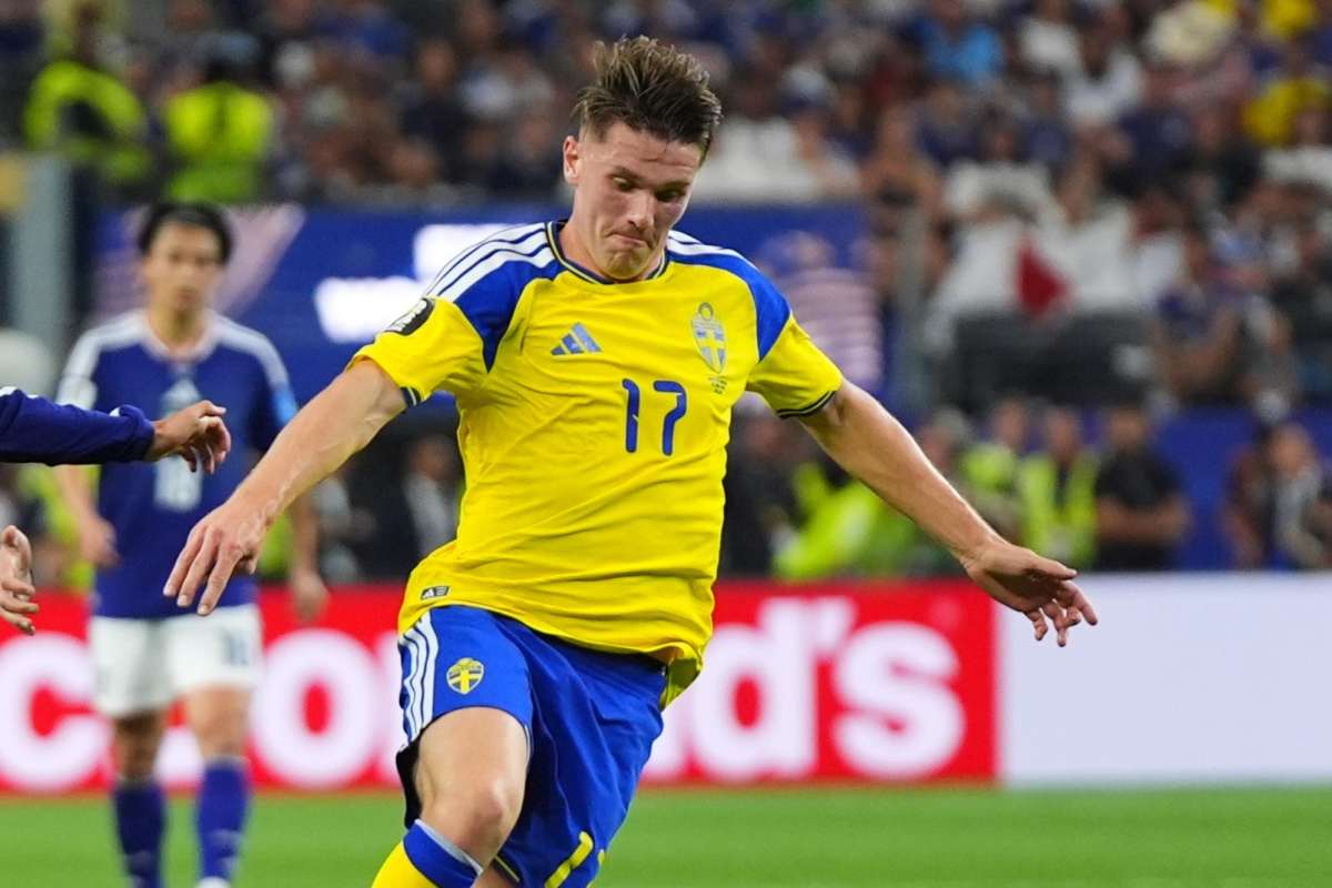 Gyokeres con la maglia della Svezia