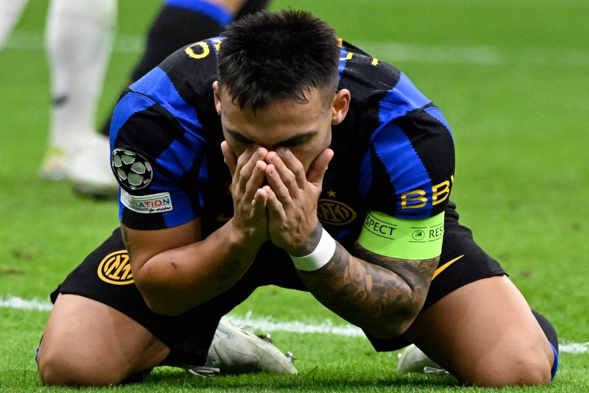 Inter, infortunio per Lautaro Martinez