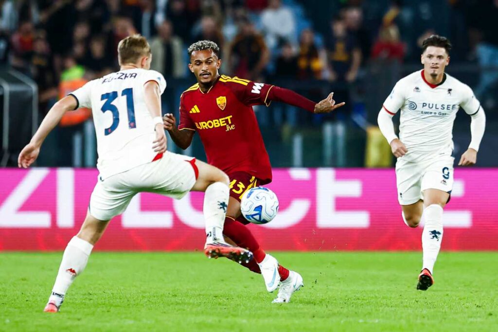 Wesley durante Roma-Genoa