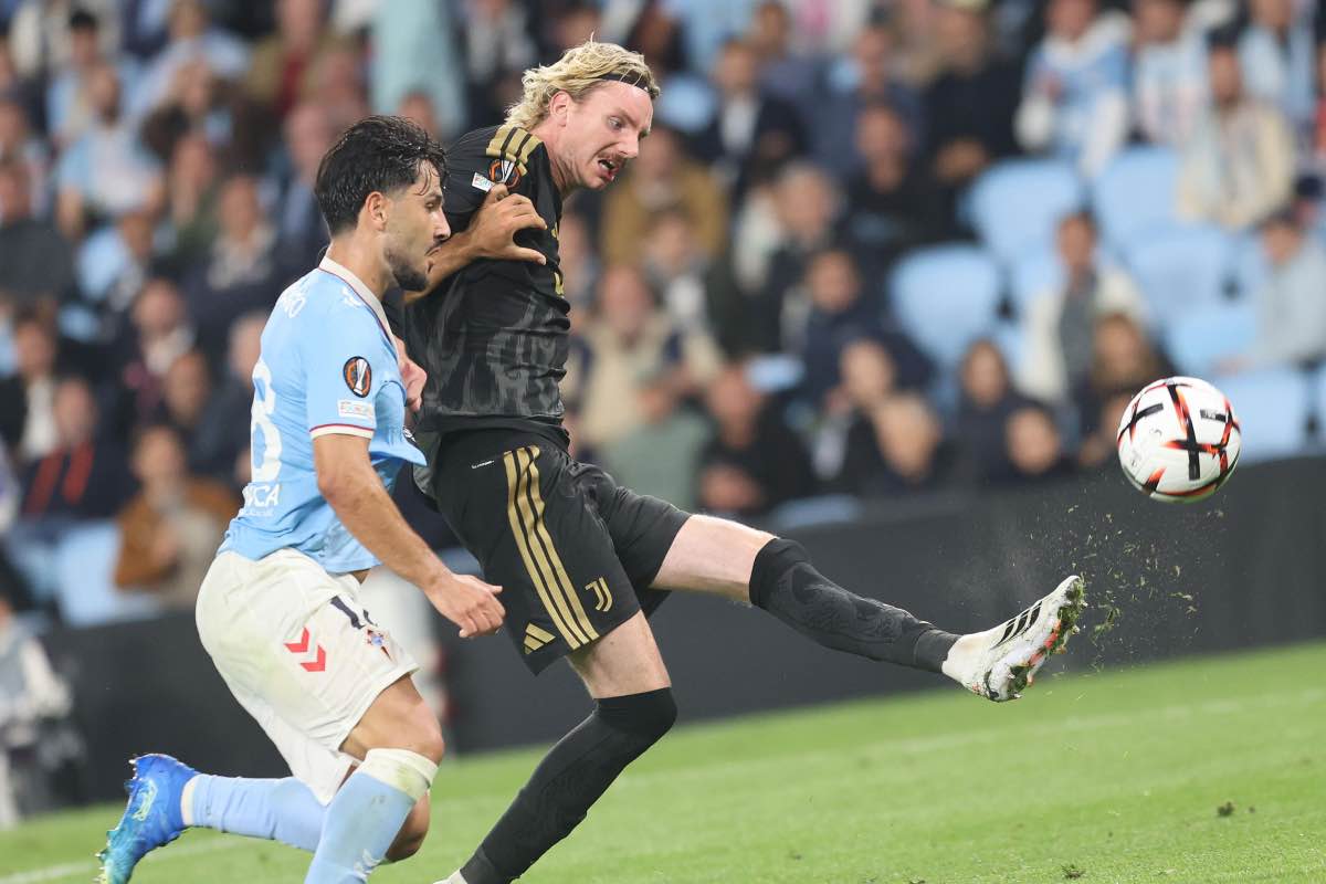 Celta-Juve, Woltemade in gol